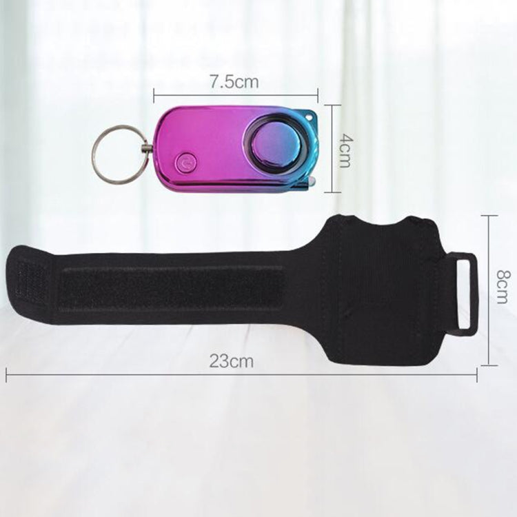 PLAPIE YY-705 120dB Outdoor Sports Runner Personal Alarm, Black+Conventional Wristband, White+Conventional Wristband, Electric Plating+Conventional Wristband PLAPIE YY-705 120dB Outdoor Sports Runner Personal Alarm, Black+Conventional Wristband, White+Conventional Wristband, Electric Plating+Conventional Wristband